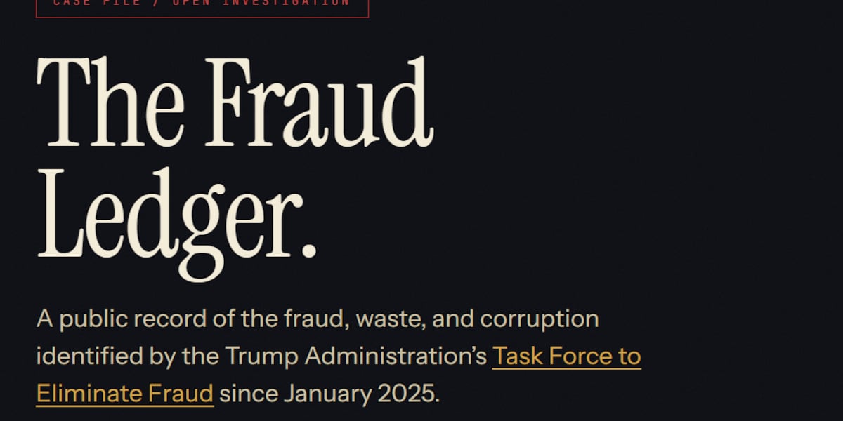 Cc 026 Blog Trump unveils $25 million program paying up to $30,000 for fraud tips