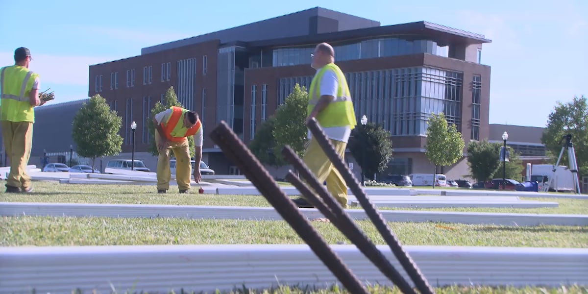 Wabash Valley inmates build bocce courts for Indiana Special Olympics